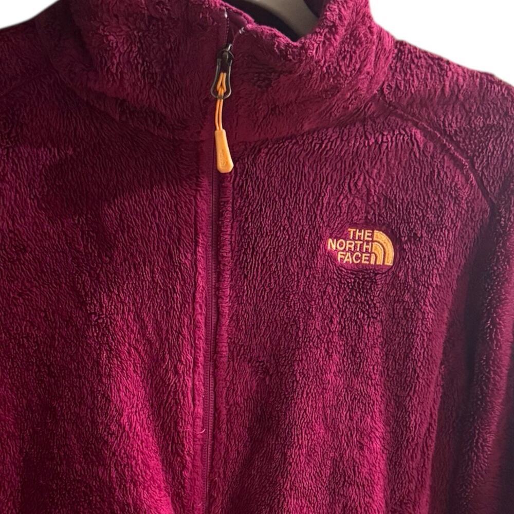 The North Face M Y2K Osito Fuzzy Fleece Jacket Full Zip Purple Womens hiking - Picture 2 of 6